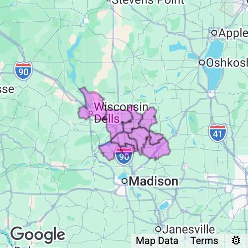 Columbia County Wisconsin real estate agent mailing area