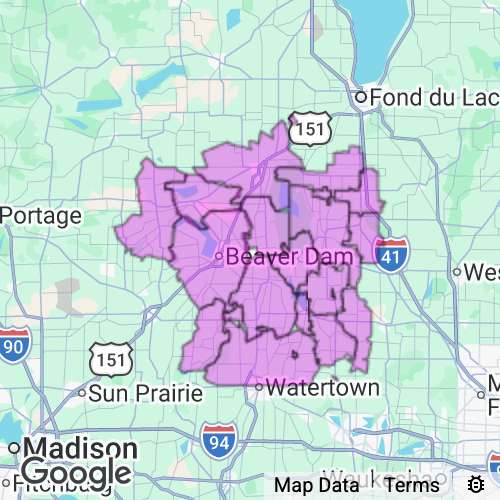 Dodge County Wisconsin real estate agent mailing area