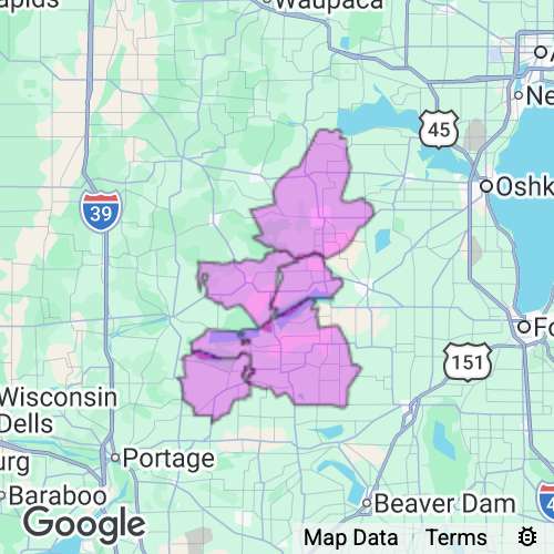Green Lake County Wisconsin real estate agent mailing area
