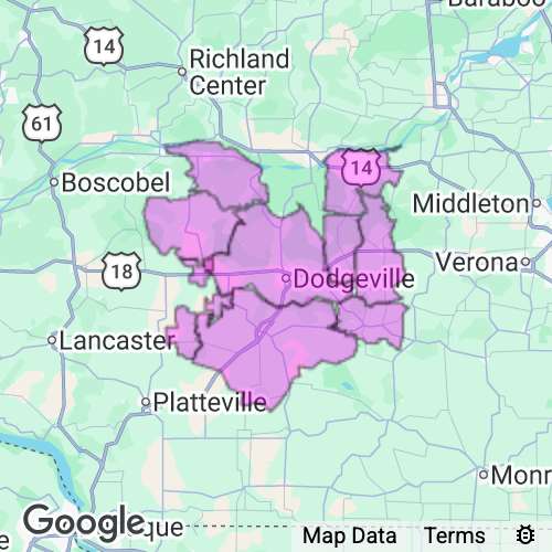 Iowa County Wisconsin real estate agent mailing area
