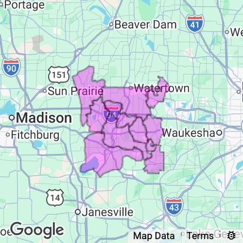 Jefferson County Wisconsin real estate agent mailing area