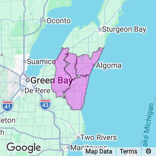 Kewaunee County Wisconsin real estate agent mailing area