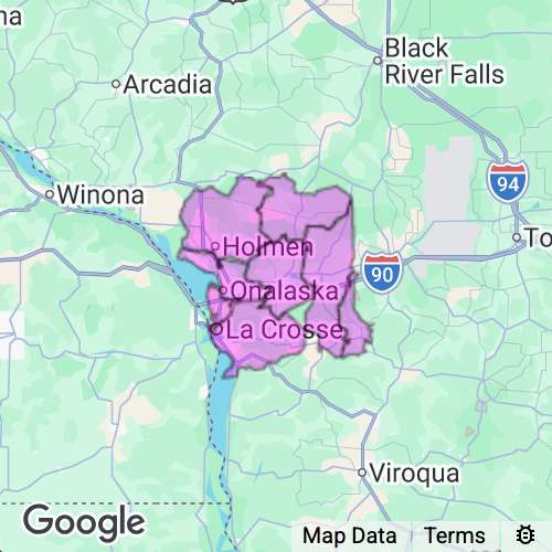 La Crosse County Wisconsin real estate agent mailing area