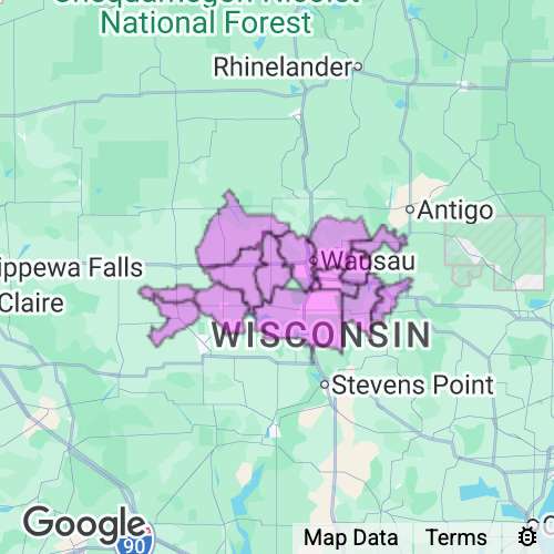 Marathon County Wisconsin real estate agent mailing area
