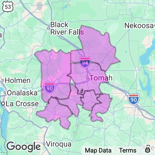 Monroe County Wisconsin real estate agent mailing area