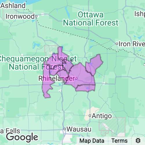 Oneida County Wisconsin real estate agent mailing area