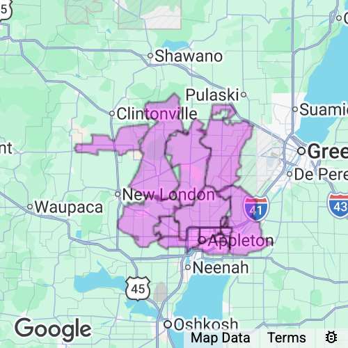 Outagamie County Wisconsin real estate agent mailing area