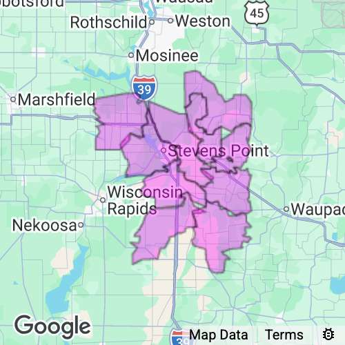 Portage County Wisconsin real estate agent mailing area