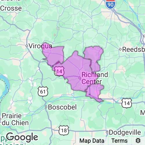 Richland County Wisconsin real estate agent mailing area