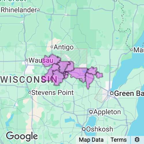Shawano County Wisconsin real estate agent mailing area
