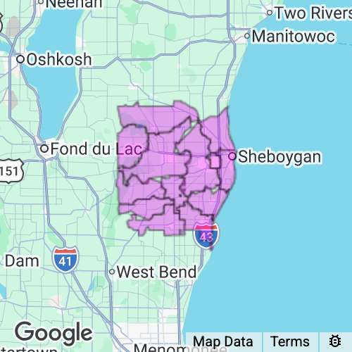 Sheboygan County Wisconsin real estate agent mailing area